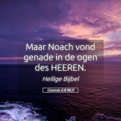 Picture 05 - Genesis 6:8 NLD - Maar Noach vond genade in de ogen des - Bible Verse Picture