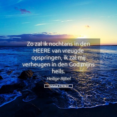 Picture 05 - Habakuk 3:18 NLD - Zo zal ik nochtans in den HEERE van vreugde - Bible Verse Picture