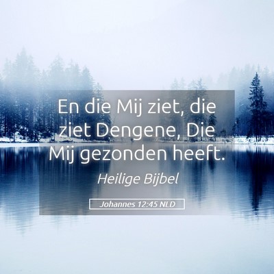 Picture 05 - Johannes 12:45 NLD - En die Mij ziet, die ziet Dengene, Die Mij - Bible Verse Picture
