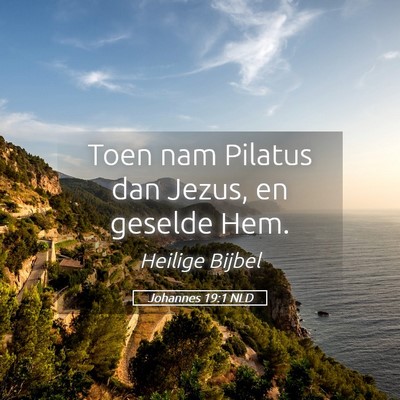 Picture 05 - Johannes 19:1 NLD - Toen nam Pilatus dan Jezus, en geselde - Bible Verse Picture