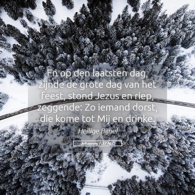 Picture 05 - Johannes 7:37 NLD - En op den laatsten dag, zijnde de grote dag van - Bible Verse Picture