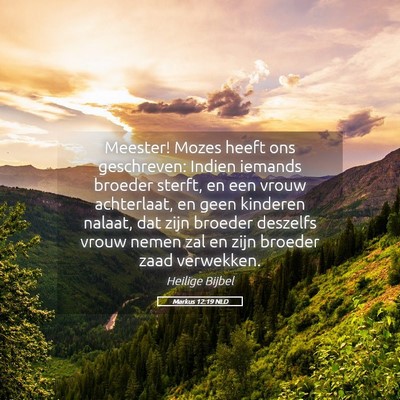 Picture 05 - Markus 12:19 NLD - Meester! Mozes heeft ons geschreven: Indien - Bible Verse Picture