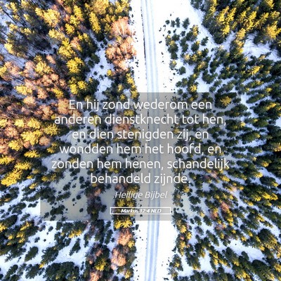 Picture 05 - Markus 12:4 NLD - En hij zond wederom een anderen dienstknecht tot - Bible Verse Picture