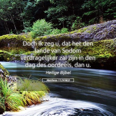 Picture 05 - Mattheüs 11:24 NLD - Doch Ik zeg u, dat het den lande van Sodom - Bible Verse Picture