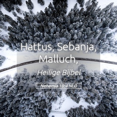 Picture 05 - Nehemia 10:4 NLD - Hattus, Sebanja, - Bible Verse Picture