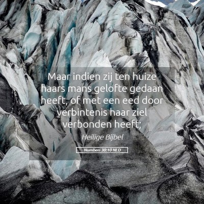 Picture 05 - Numberi 30:10 NLD - Maar indien zij ten huize haars mans gelofte - Bible Verse Picture