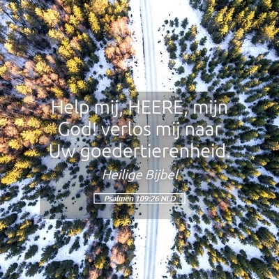 Picture 05 - Psalmen 109:26 NLD - Help mij, HEERE, mijn God! verlos mij naar Uw - Bible Verse Picture