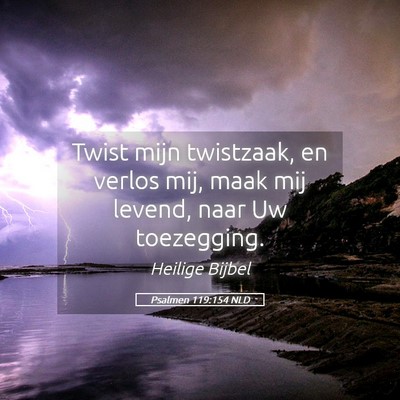 Picture 05 - Psalmen 119:154 NLD - Twist mijn twistzaak, en verlos mij, maak mij - Bible Verse Picture