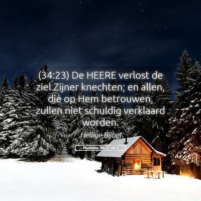 Picture 05 - Psalmen 34:22 NLD - (34:23) De HEERE verlost de ziel Zijner knechten; - Bible Verse Picture