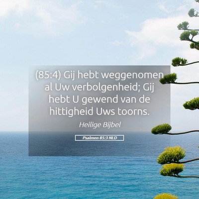 Picture 05 - Psalmen 85:3 NLD - (85:4) Gij hebt weggenomen al Uw verbolgenheid; - Bible Verse Picture