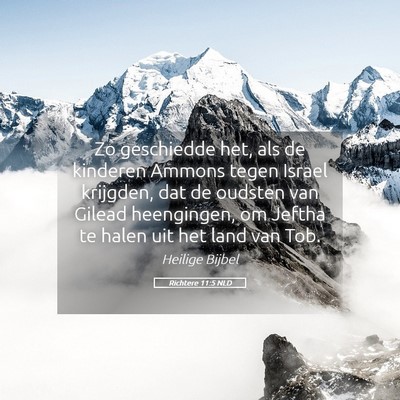 Picture 05 - Richtere 11:5 NLD - Zo geschiedde het, als de kinderen Ammons tegen - Bible Verse Picture