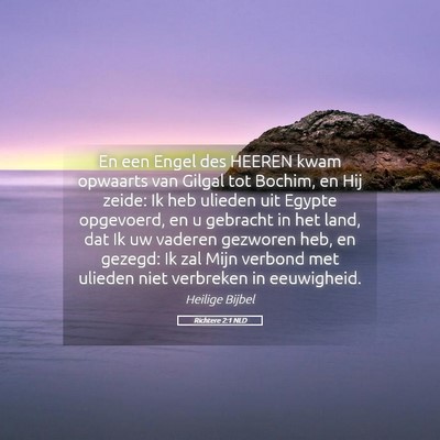 Picture 05 - Richtere 2:1 NLD - En een Engel des HEEREN kwam opwaarts van Gilgal - Bible Verse Picture