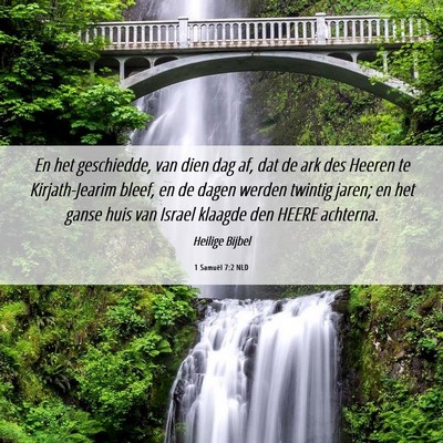 Picture 06 - 1 Samuël 7:2 NLD - En het geschiedde, van dien dag af, dat de ark - Bible Verse Picture
