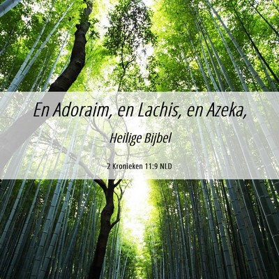 Picture 06 - 2 Kronieken 11:9 NLD - En Adoraim, en Lachis, en - Bible Verse Picture