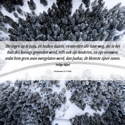 Picture 06 - 2 Kronieken 21:17 NLD - Die togen op in Juda, en braken daarin, en - Bible Verse Picture