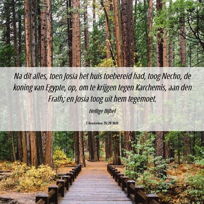 Picture 06 - 2 Kronieken 35:20 NLD - Na dit alles, toen Josia het huis toebereid had, - Bible Verse Picture