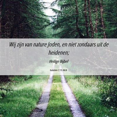 Picture 06 - Galaten 2:15 NLD - Wij zijn van nature Joden, en niet zondaars uit - Bible Verse Picture