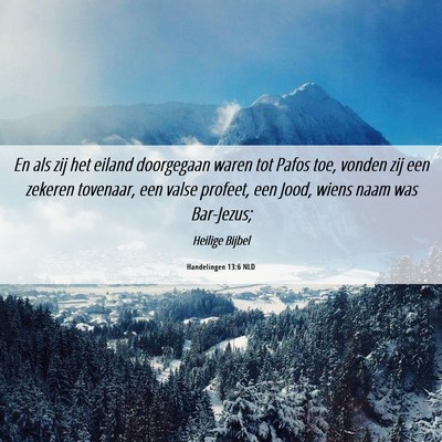 Picture 06 - Handelingen 13:6 NLD - En als zij het eiland doorgegaan waren tot Pafos - Bible Verse Picture