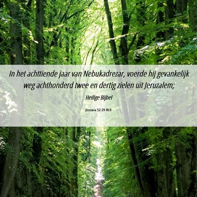 Picture 06 - Jeremia 52:29 NLD - In het achttiende jaar van Nebukadrezar, voerde - Bible Verse Picture