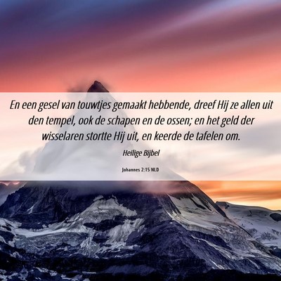 Picture 06 - Johannes 2:15 NLD - En een gesel van touwtjes gemaakt hebbende, dreef - Bible Verse Picture