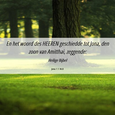 Picture 06 - Jona 1:1 NLD - En het woord des HEEREN geschiedde tot Jona, den - Bible Verse Picture