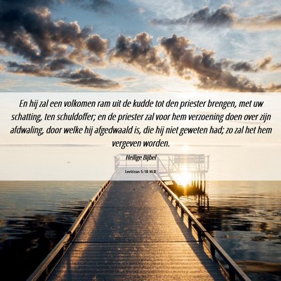 Picture 06 - Leviticus 5:18 NLD - En hij zal een volkomen ram uit de kudde tot den - Bible Verse Picture