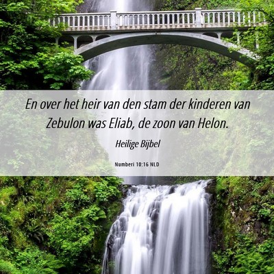 Picture 06 - Numberi 10:16 NLD - En over het heir van den stam der kinderen van - Bible Verse Picture