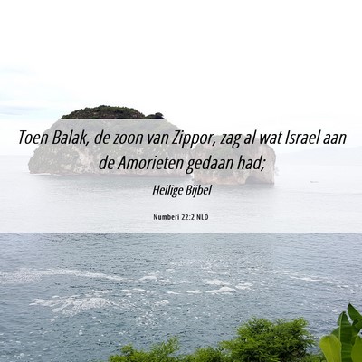 Picture 06 - Numberi 22:2 NLD - Toen Balak, de zoon van Zippor, zag al wat Israel - Bible Verse Picture