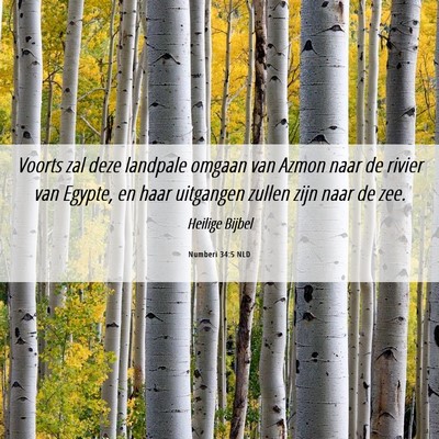Picture 06 - Numberi 34:5 NLD - Voorts zal deze landpale omgaan van Azmon naar de - Bible Verse Picture