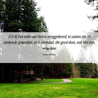 Picture 06 - Psalmen 53:3 NLD - (53:4) Een ieder van hen is teruggekeerd, te - Bible Verse Picture