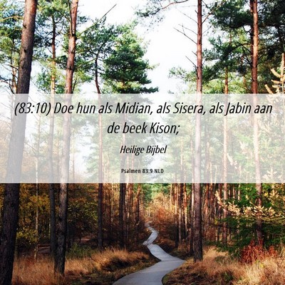 Picture 06 - Psalmen 83:9 NLD - (83:10) Doe hun als Midian, als Sisera, als Jabin - Bible Verse Picture