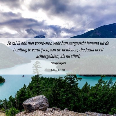 Picture 06 - Richtere 2:21 NLD - Zo zal Ik ook niet voortvaren voor hun aangezicht - Bible Verse Picture