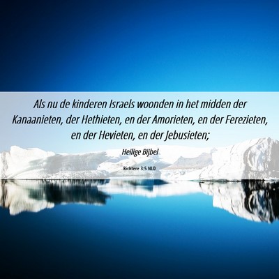 Picture 06 - Richtere 3:5 NLD - Als nu de kinderen Israels woonden in het midden - Bible Verse Picture