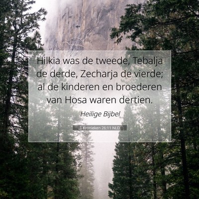 Picture 07 - 1 Kronieken 26:11 NLD - Hilkia was de tweede, Tebalja de derde, Zecharja - Bible Verse Picture