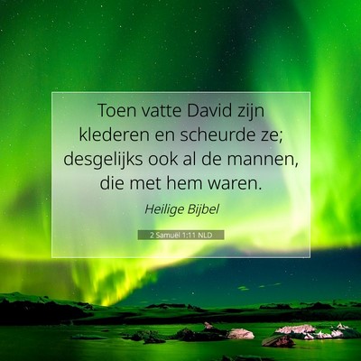 Picture 07 - 2 Samuël 1:11 NLD - Toen vatte David zijn klederen en scheurde ze; - Bible Verse Picture