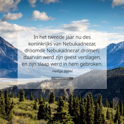 Picture 07 - Daniël 2:1 NLD - In het tweede jaar nu des koninkrijks van - Bible Verse Picture