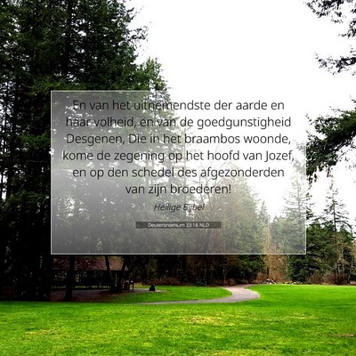 Picture 07 - Deuteronomium 33:16 NLD - En van het uitnemendste der aarde en haar - Bible Verse Picture
