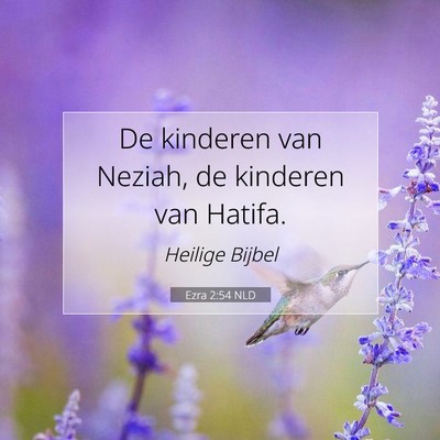 Picture 07 - Ezra 2:54 NLD - De kinderen van Neziah, de kinderen van - Bible Verse Picture