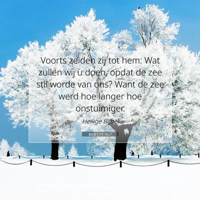 Picture 07 - Jona 1:11 NLD - Voorts zeiden zij tot hem: Wat zullen wij u doen, - Bible Verse Picture