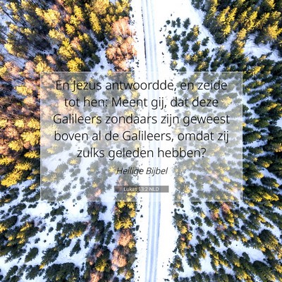 Picture 07 - Lukas 13:2 NLD - En Jezus antwoordde, en zeide tot hen: Meent gij, - Bible Verse Picture