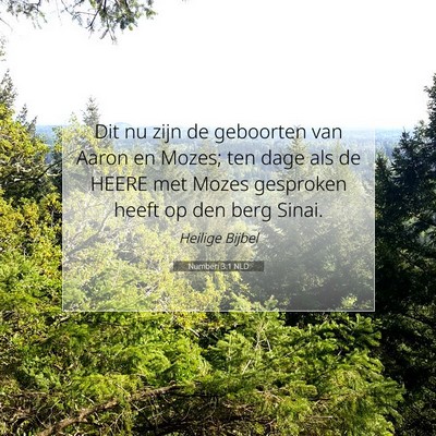 Picture 07 - Numberi 3:1 NLD - Dit nu zijn de geboorten van Aaron en Mozes; ten - Bible Verse Picture