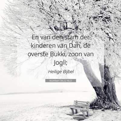 Picture 07 - Numberi 34:22 NLD - En van den stam der kinderen van Dan, de overste - Bible Verse Picture