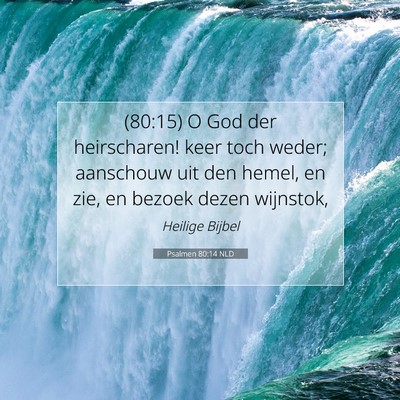Picture 07 - Psalmen 80:14 NLD - (80:15) O God der heirscharen! keer toch weder; - Bible Verse Picture