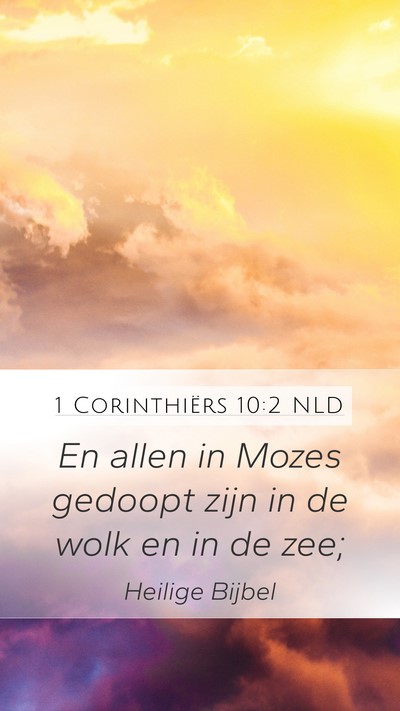 1 Corinthiërs 10:2 NLD Bible Verse Image