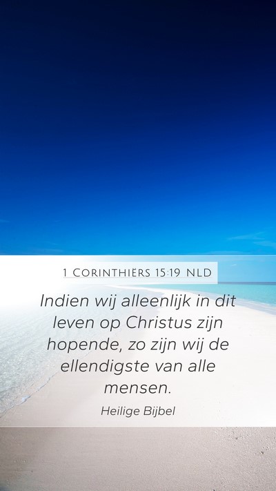 1 Corinthiërs 15:19 NLD Bible Verse Image