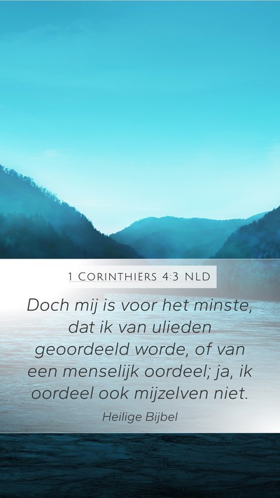 1 Corinthiërs 4:3 NLD Bible Verse Image