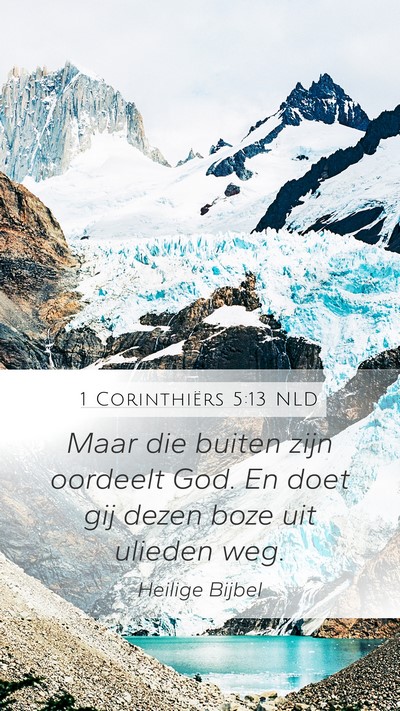 1 Corinthiërs 5:13 NLD Bible Verse Image