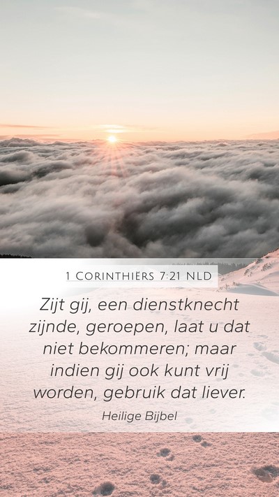 1 Corinthiërs 7:21 NLD Bible Verse Image