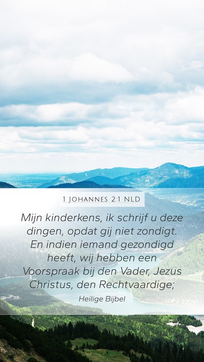 1 Johannes 2:1 NLD Bible Verse Image