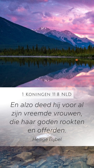 1 Koningen 11:8 NLD Bible Verse Image